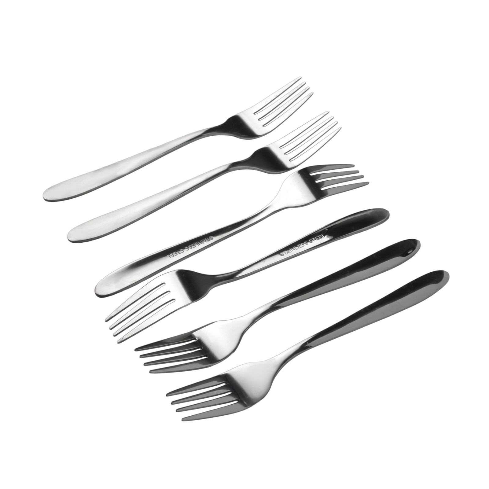 Sada 6 ks vidliček ORCHID 18,6 cm nerezová ocel