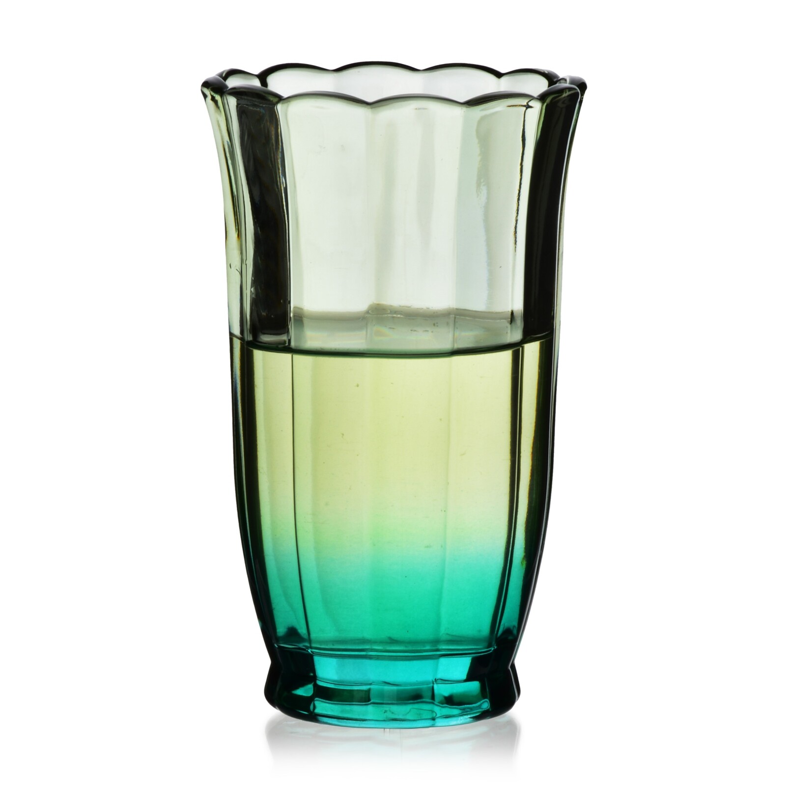 Sklenice VINI 450 ml zelená/modrá