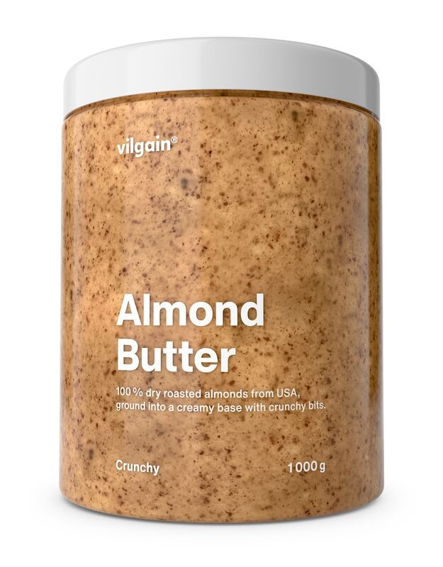Vilgain Mandľové maslo – chrumkavé mandle 1 000 g