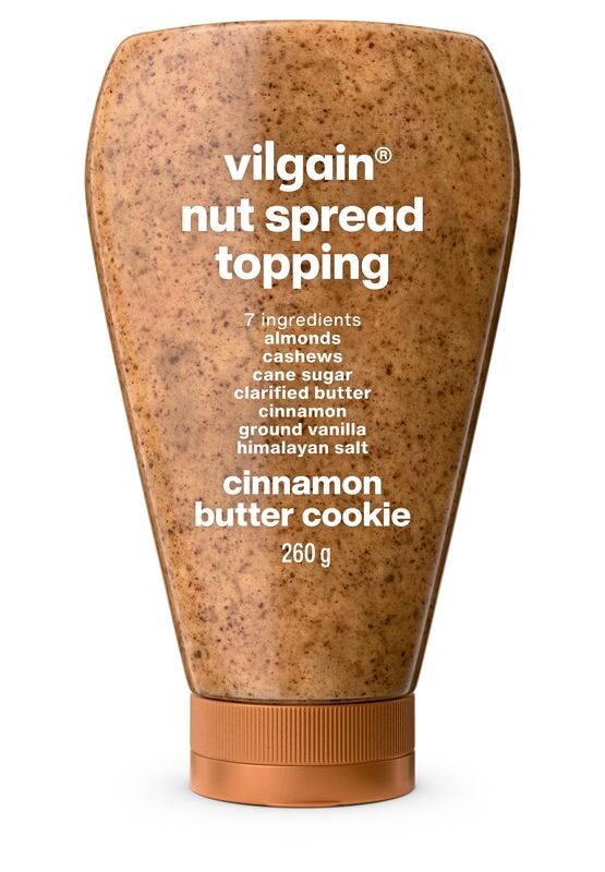 Vilgain Nut Spread Topping – škoricová maslová sušienka 260 g