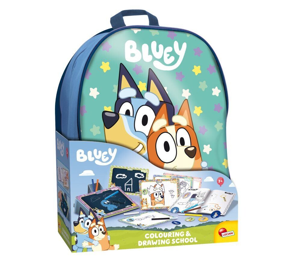 Lisciani BLUEY škola kreslenie v batohu