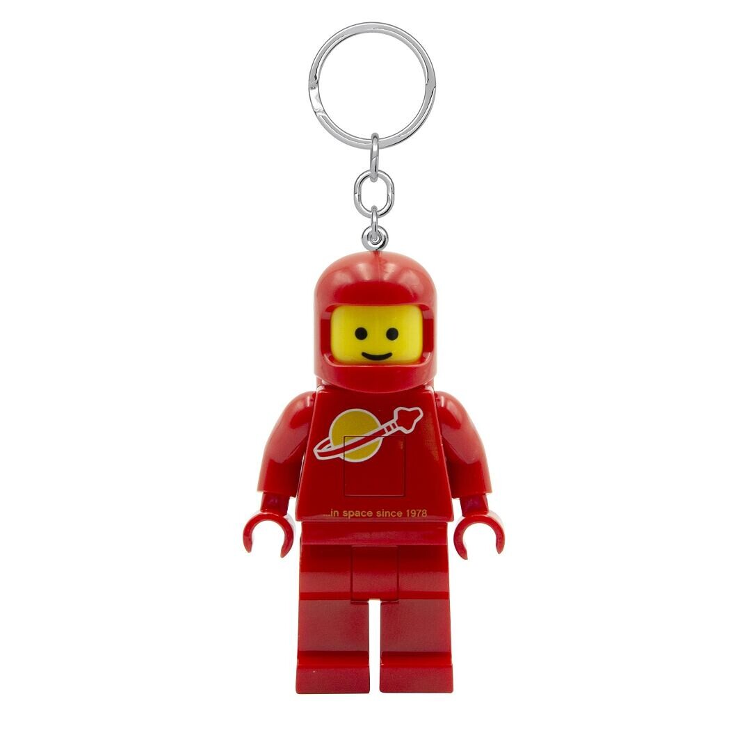 LEGO Spaceman Kozmonaut červený svietiaca figúrka (HT)