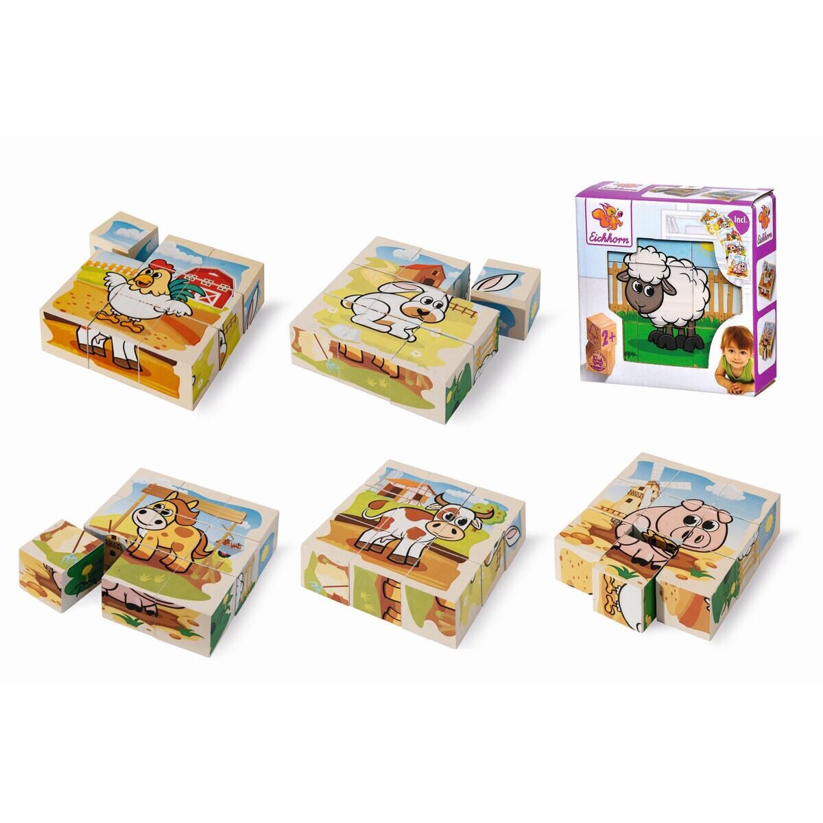 Eichhorn Kocky s obrázkami zvieratiek z farmy