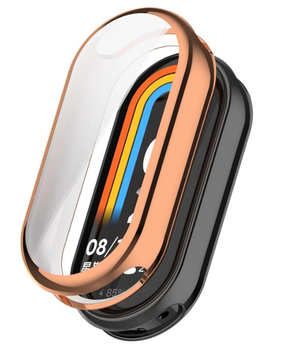 Silikónový kryt pre Xiaomi Smart Band 8 - Béžový