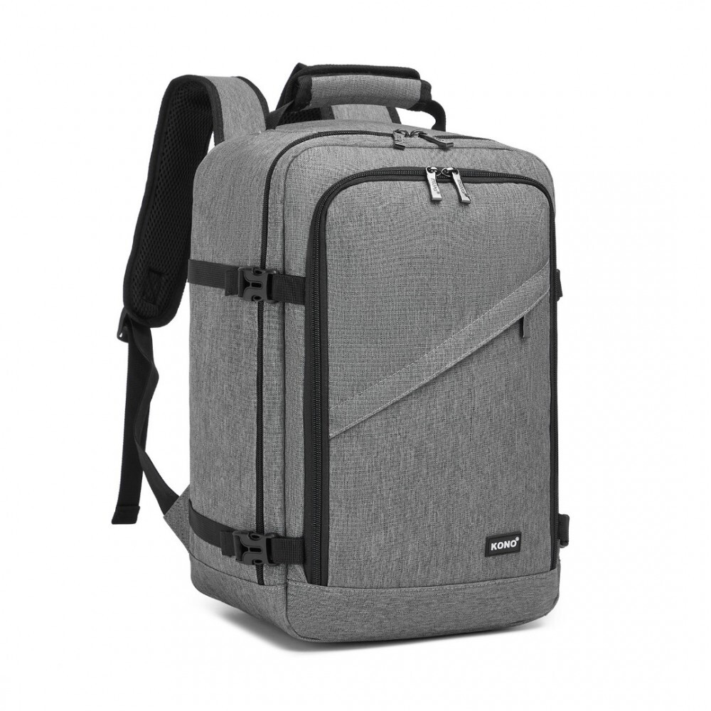 Univerzálny kabínový batoh KONO BPK 2531 - sivý - 20L - 25x20x40 cm