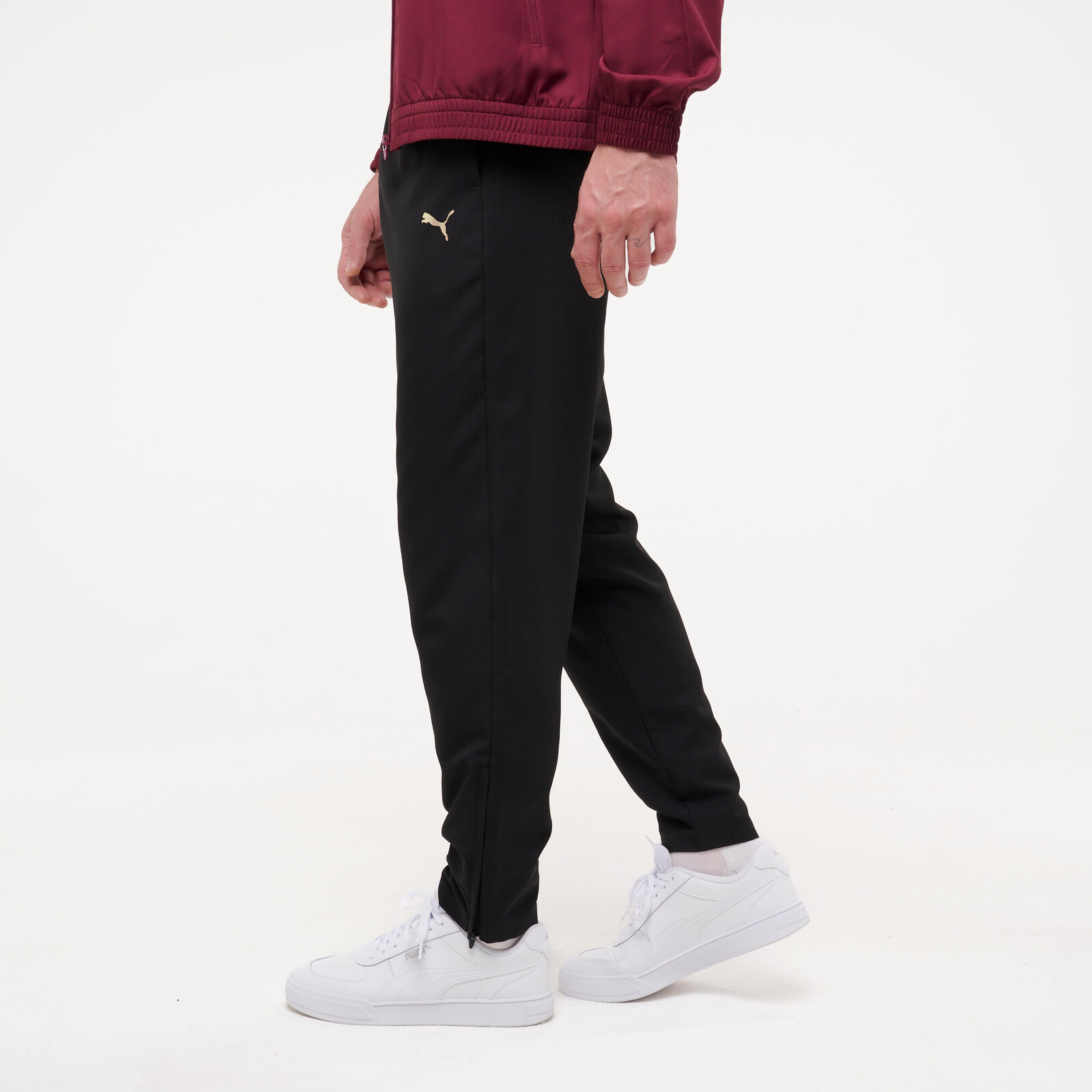 Puma Woven pánske tepláky čierne