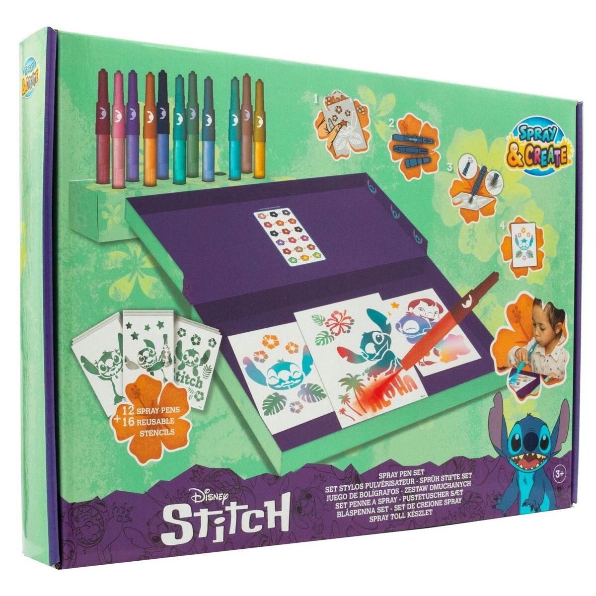 Sada maľovania so sprej fixkami Stitch