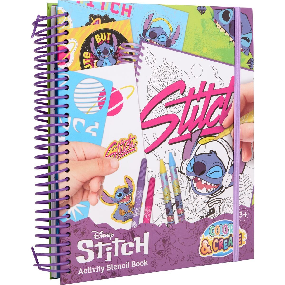 Kniha omaľovánok a aktivít Stitch