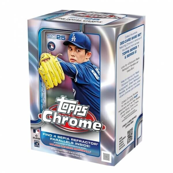 Topps 2025 Topps Chrome Baseball Blaster Box