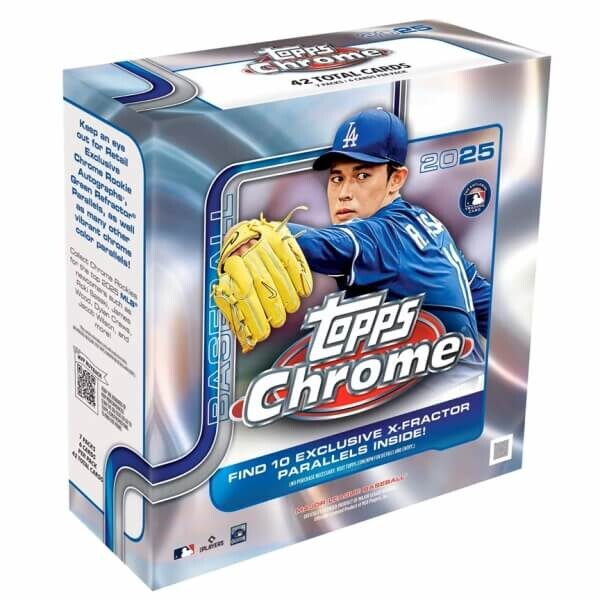 Topps 2025 Topps Chrome Baseball Mega Box