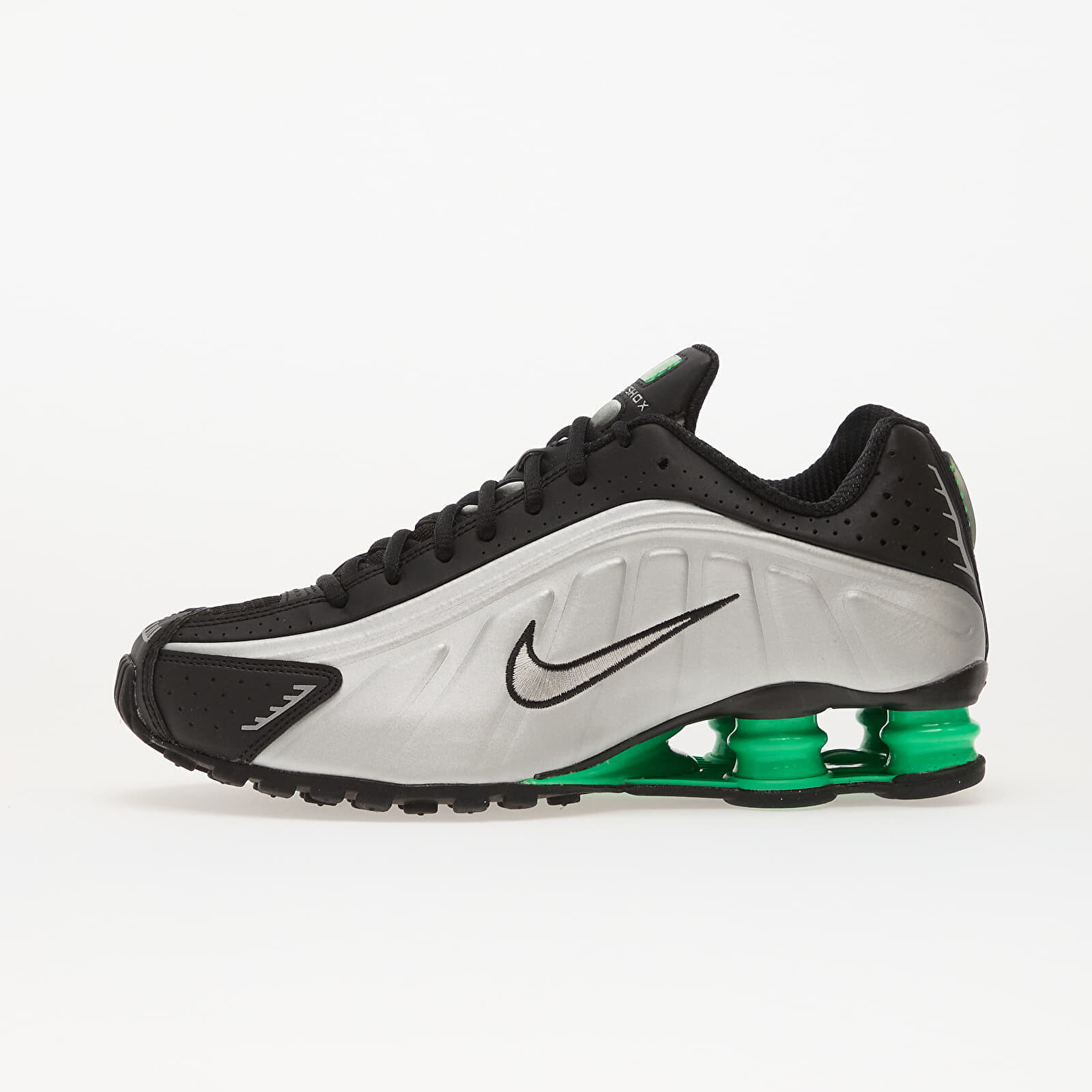 Tenisky Nike Shox R4 Mtlc Silver/ Mtlc Silver-Black-Green Shock EUR 44