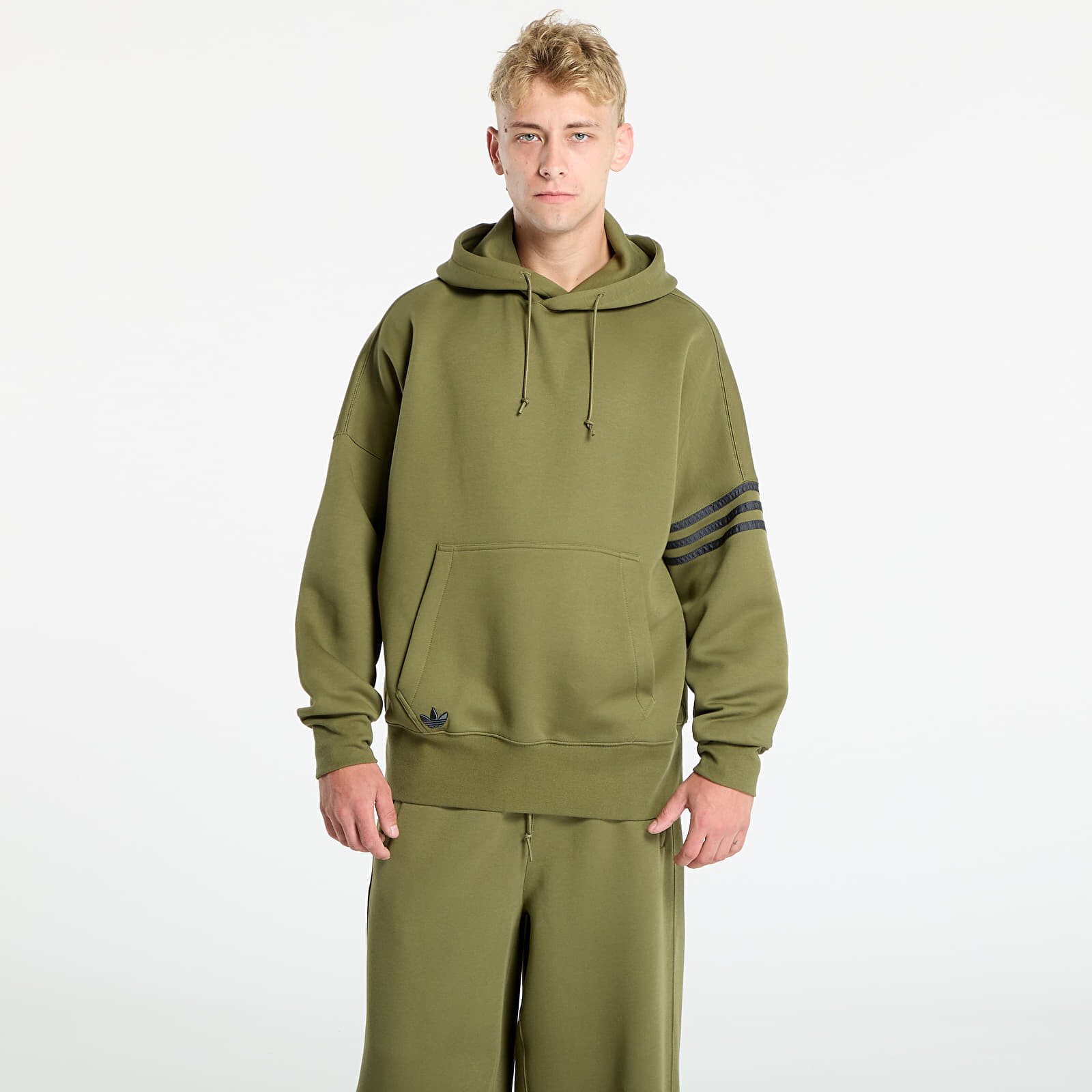 Mikina adidas Neuclassics Hoodie Focus Olive L