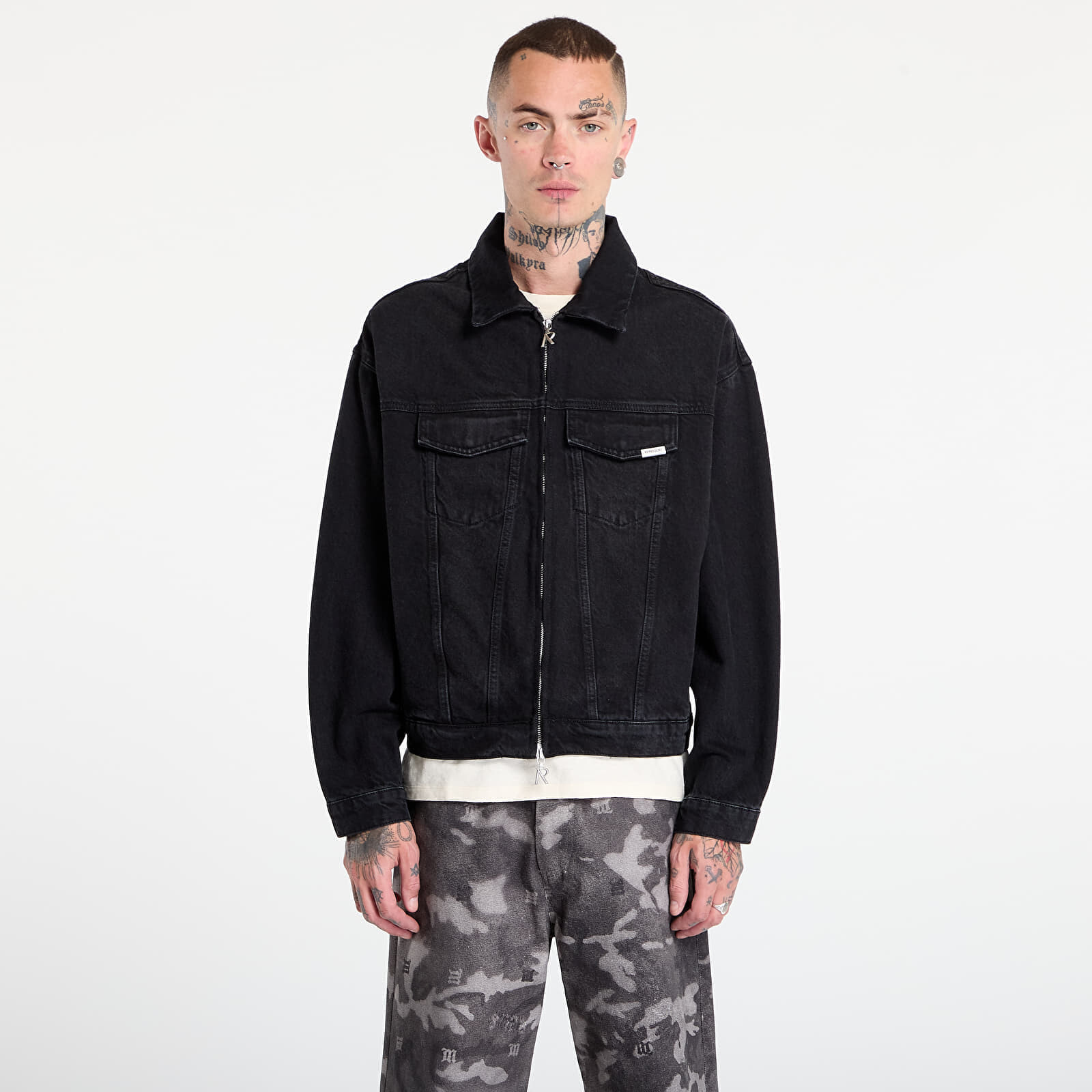 Bunda REPRESENT R4 Denim Jacket Black L