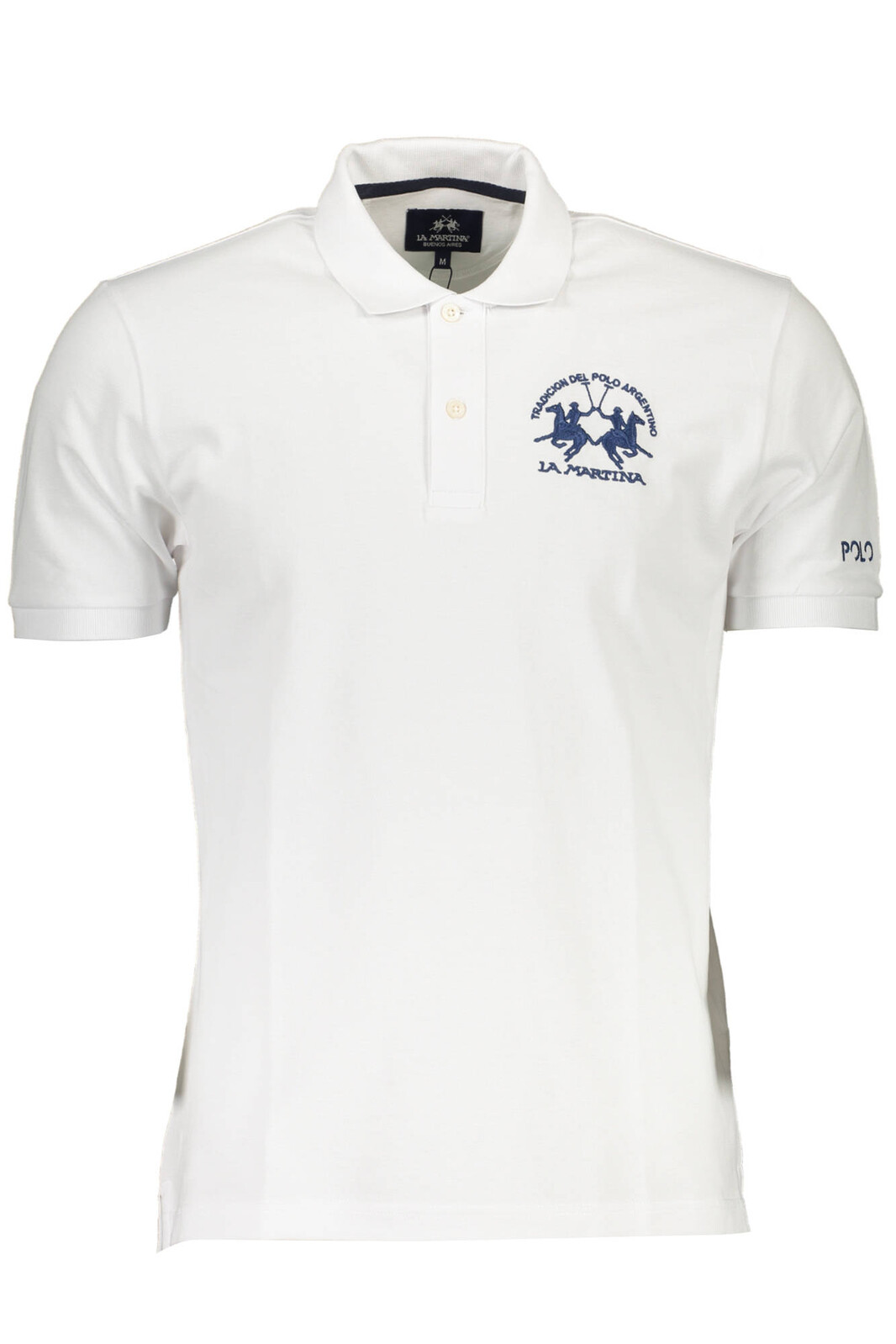 LA MARTINA POLO SHORT SLEEVE MAN WHITE
