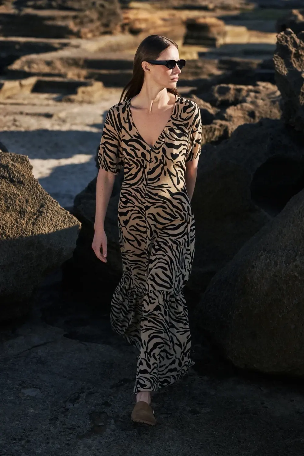 Marisse Women's Dress L-Su-4325 Beige