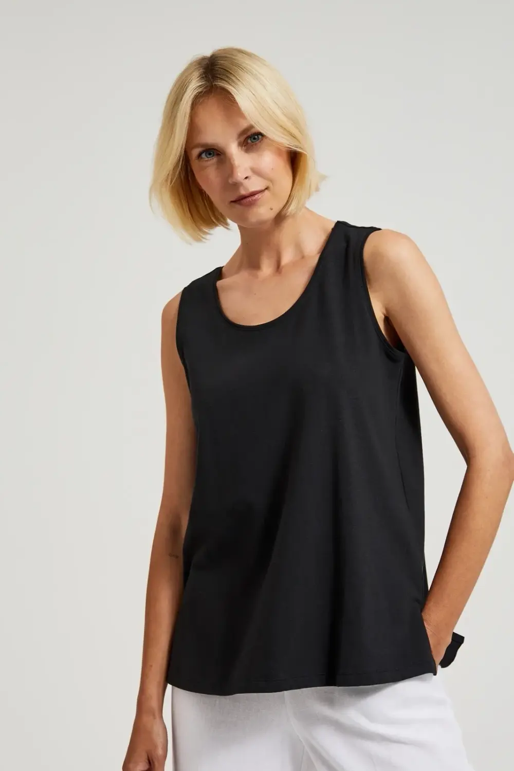 Marisse Women's Blouse L-Ts-4428 Black