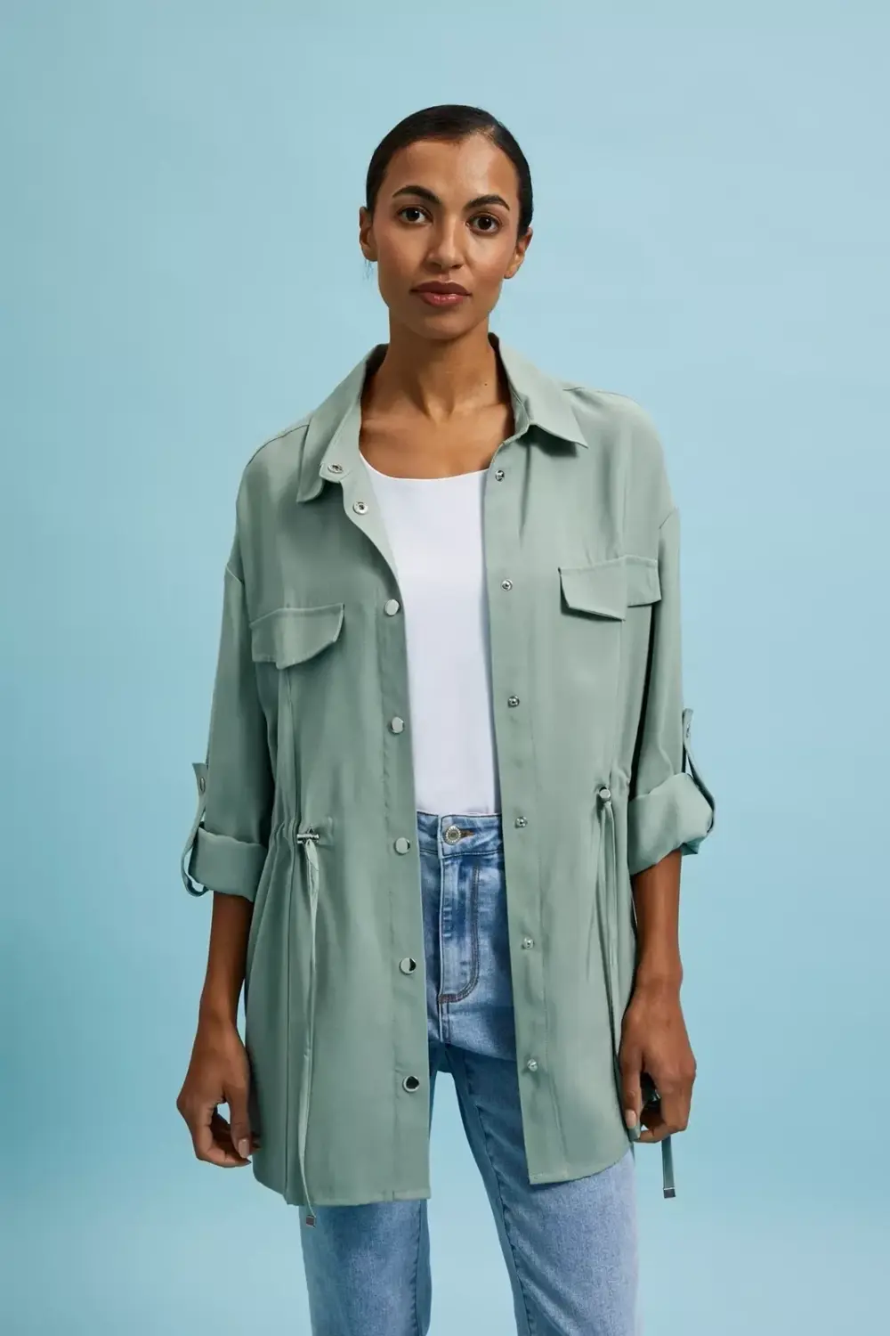 Marisse Women's Jacket L-Ku-4315 Olive