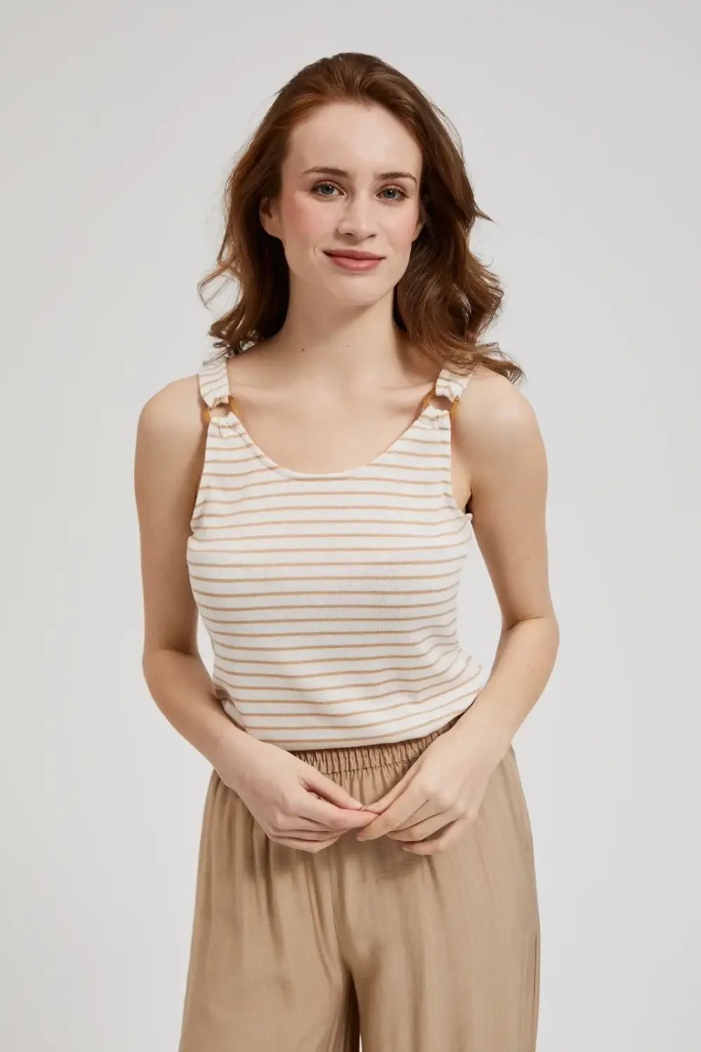 Marisse Women's Blouse L-Ts-4391 Off White