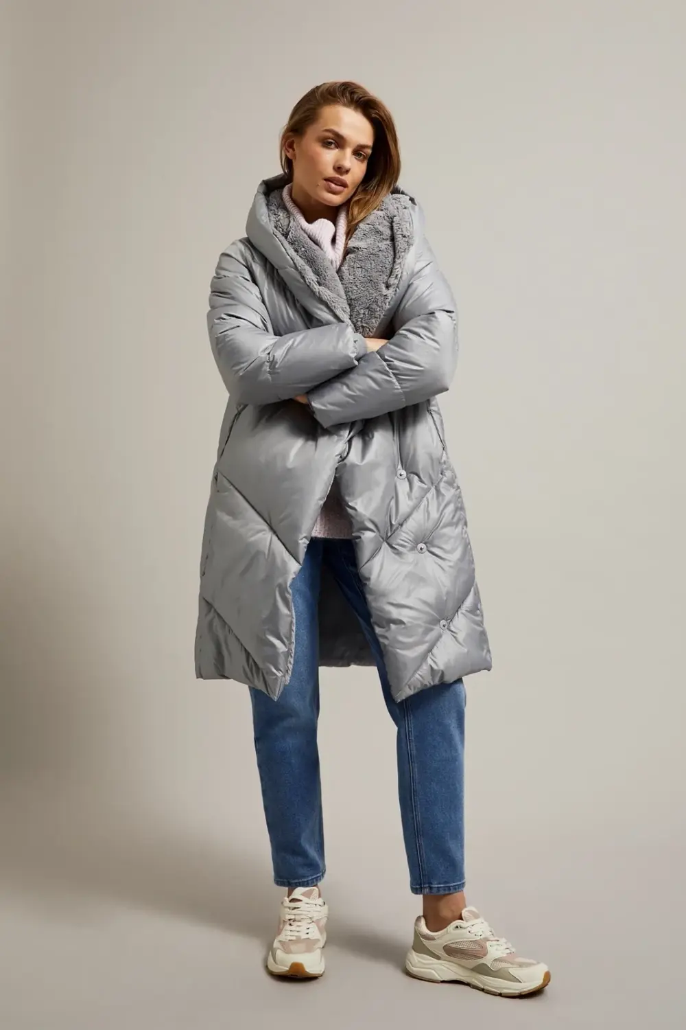 Marisse Women's Jacket Z-Ku-4513 Grey