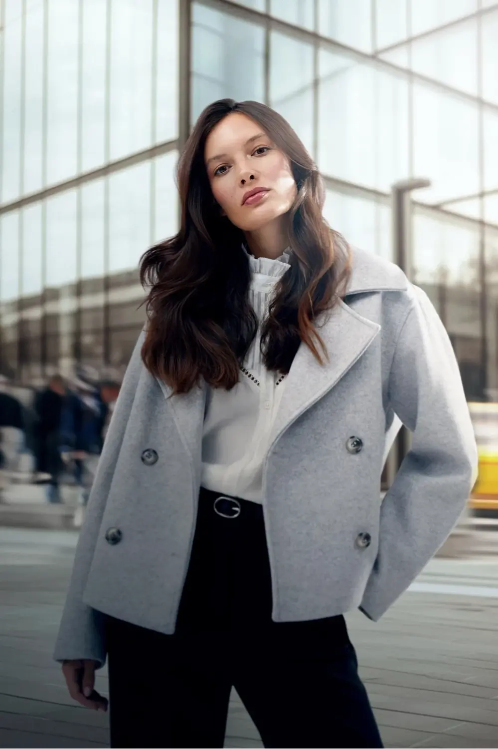 Marisse Women's Jacket Z-Ku-4511 Grey