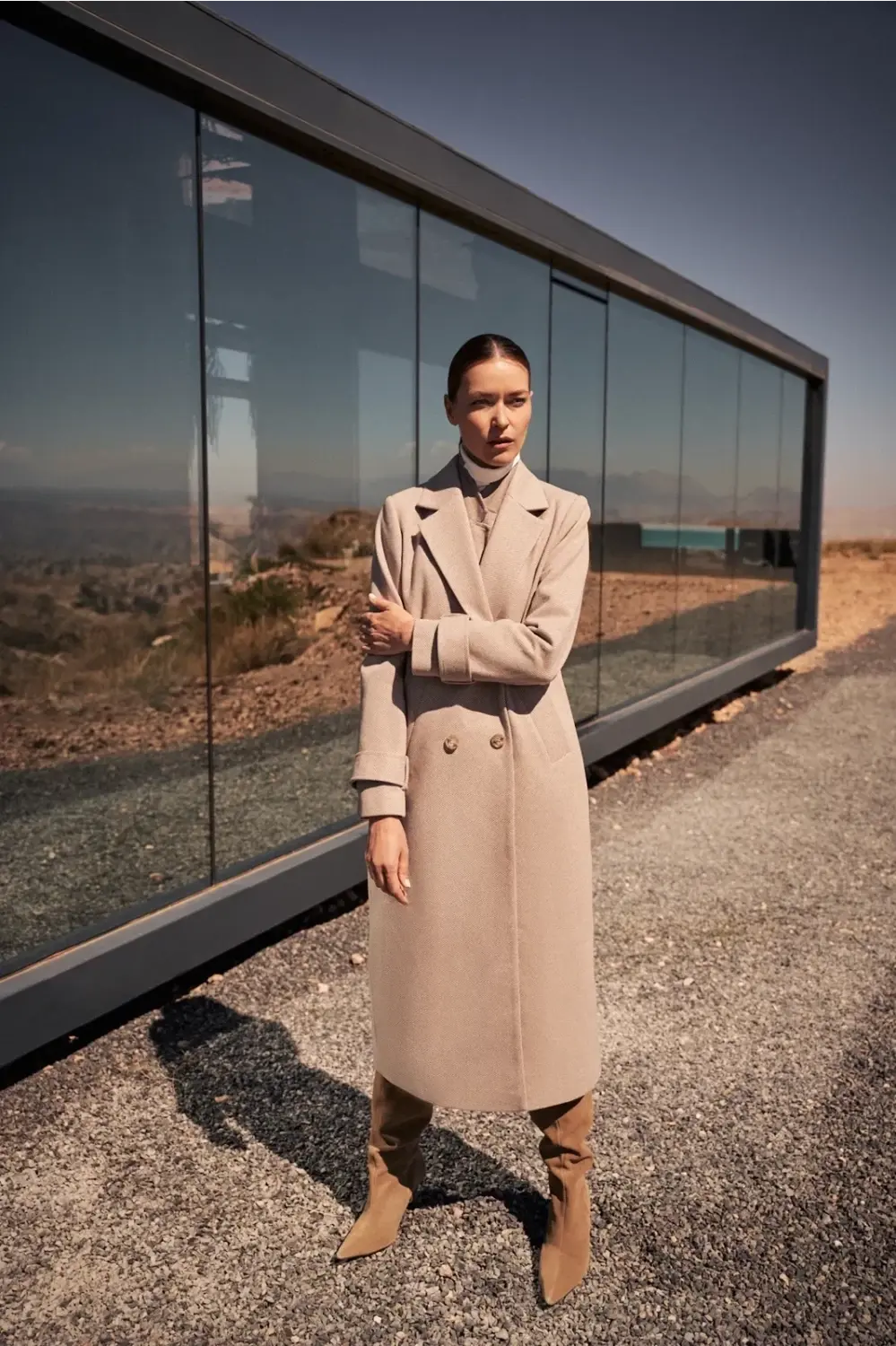 Marisse Women's Jacket Z-Ku-4514 Beige