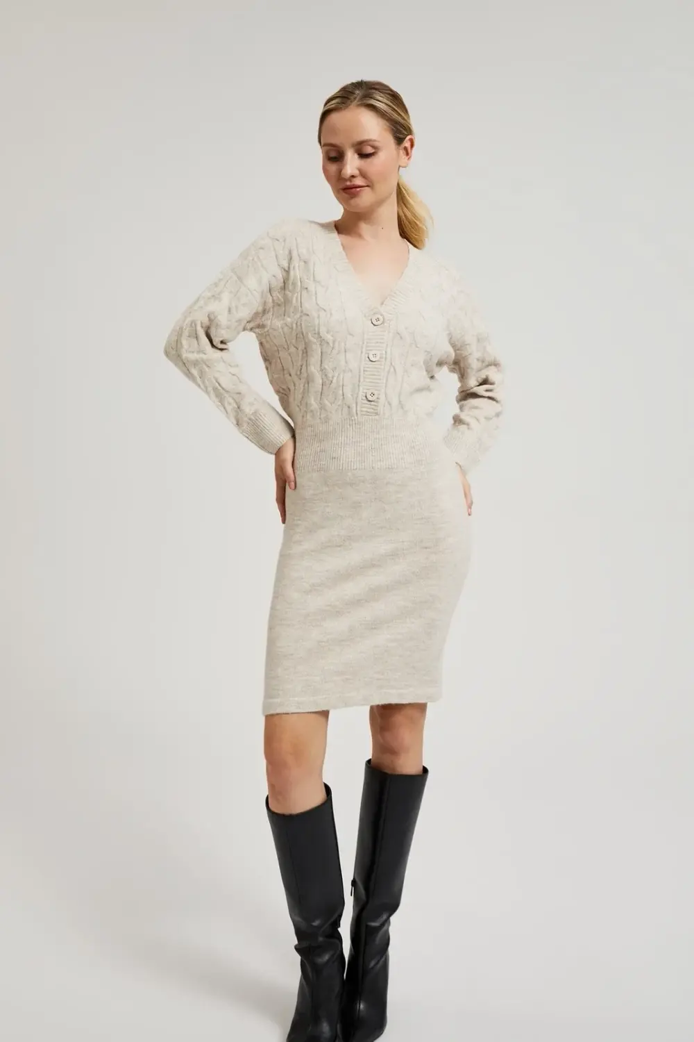 Marisse Women's Dress Z-Su-4523 Beige Mel