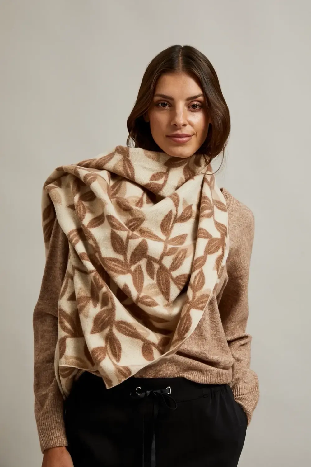 Marisse Women's Scarf Z-Sz-4503 Beige