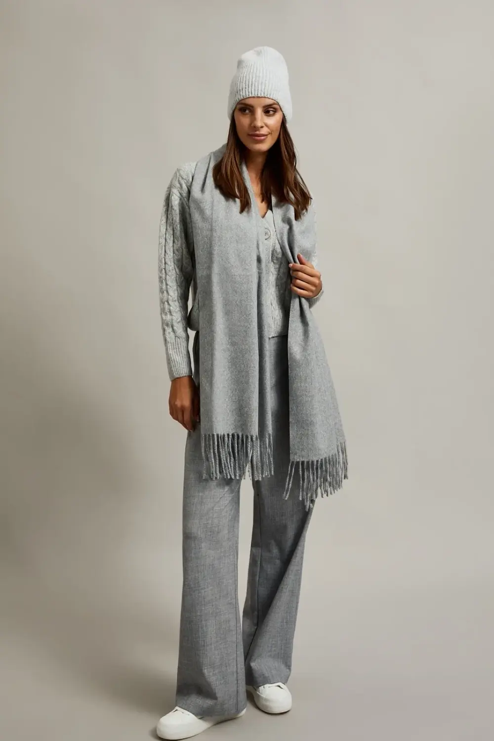 Marisse Women's Scarf Z-Sz-4511 L.Grey