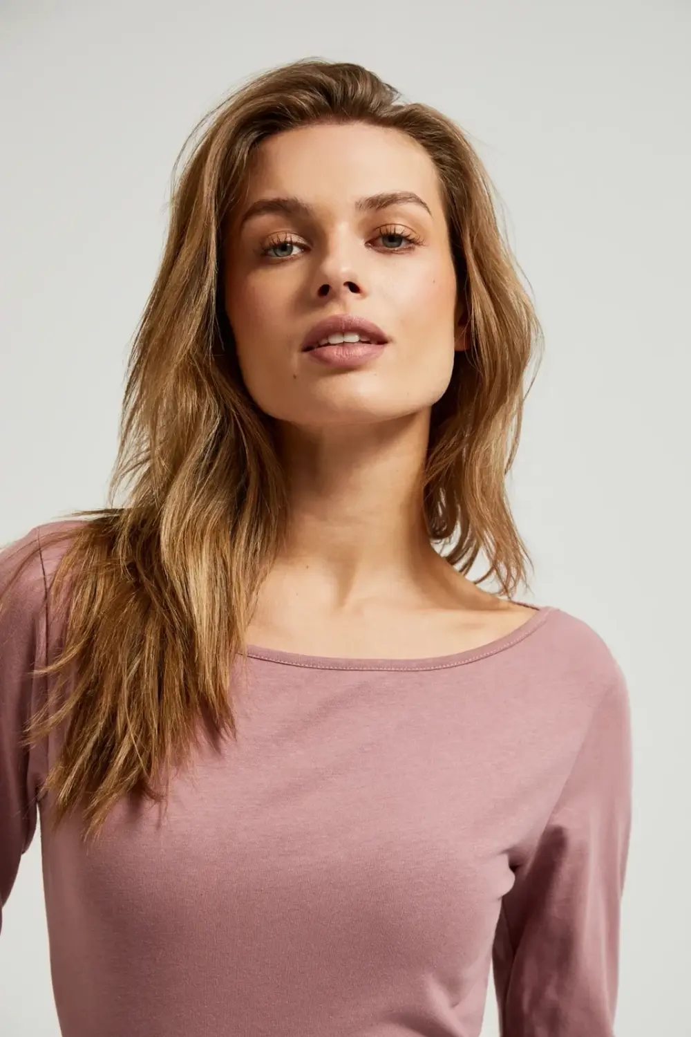 Marisse Women's Blouse Z-Ts-4502 Dusty Pink