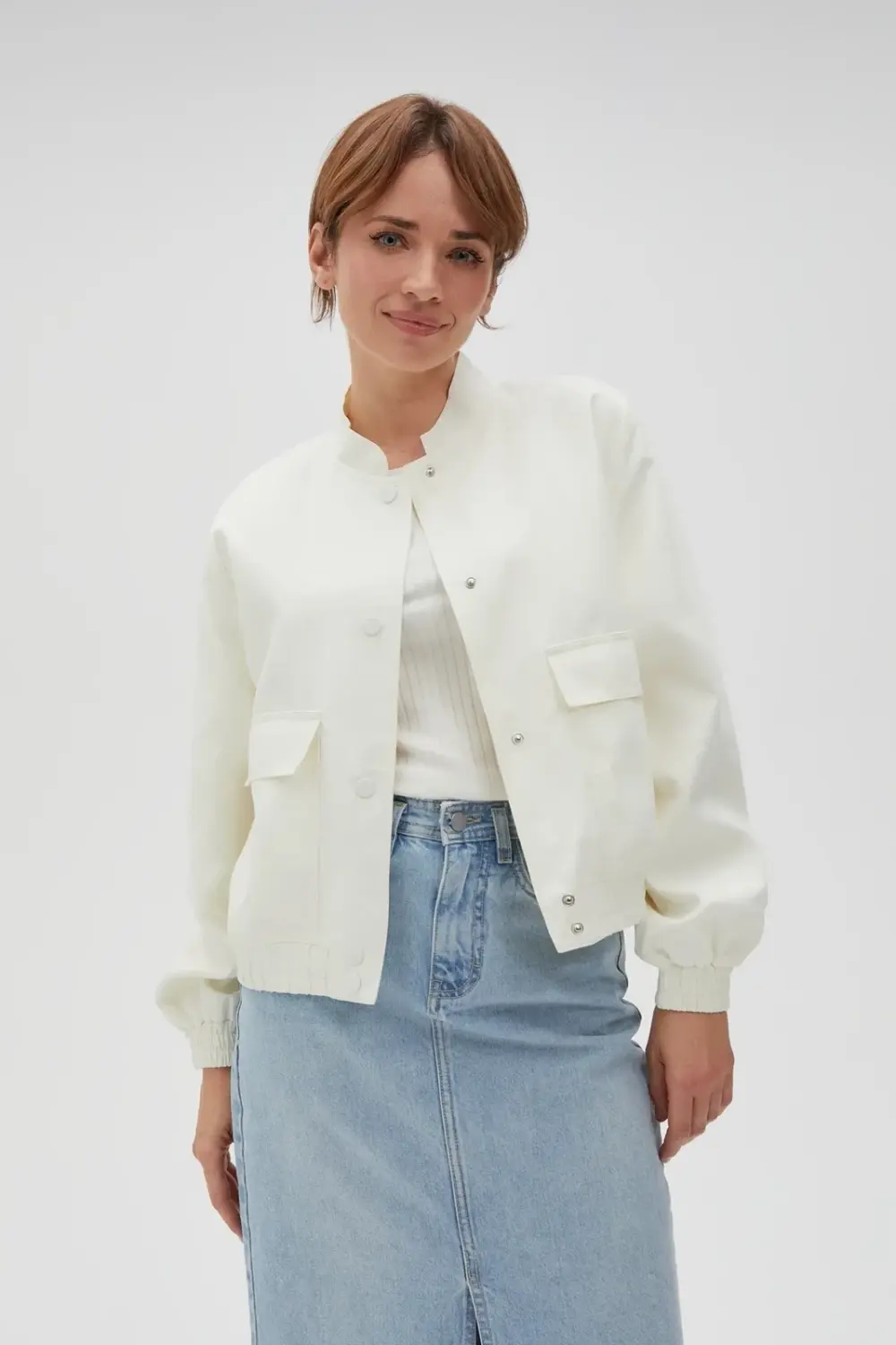 Marisse Women's Jacket L-Ku-4600 Off White