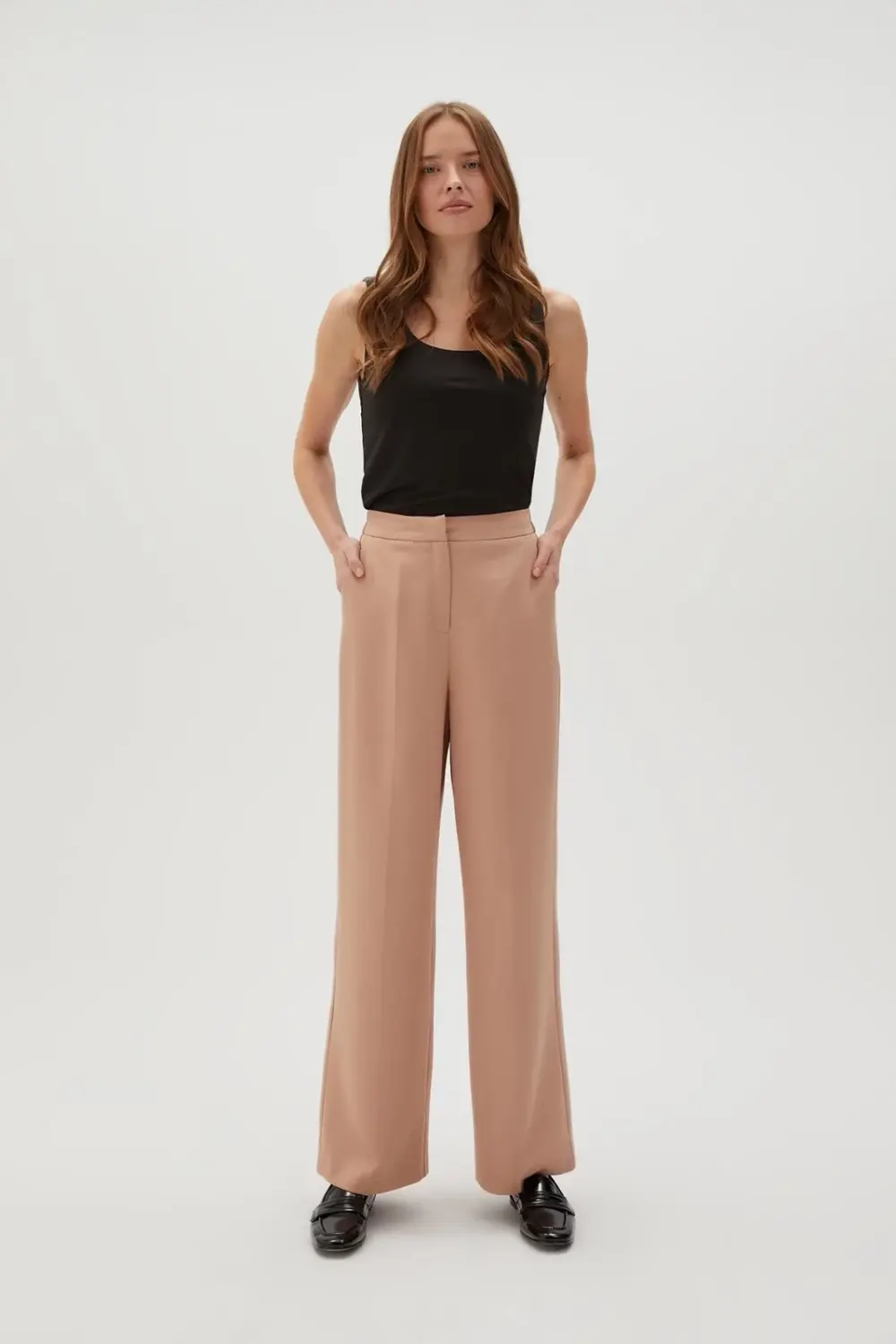 Marisse Women's Trousers L-Sp-4607 L.Brown