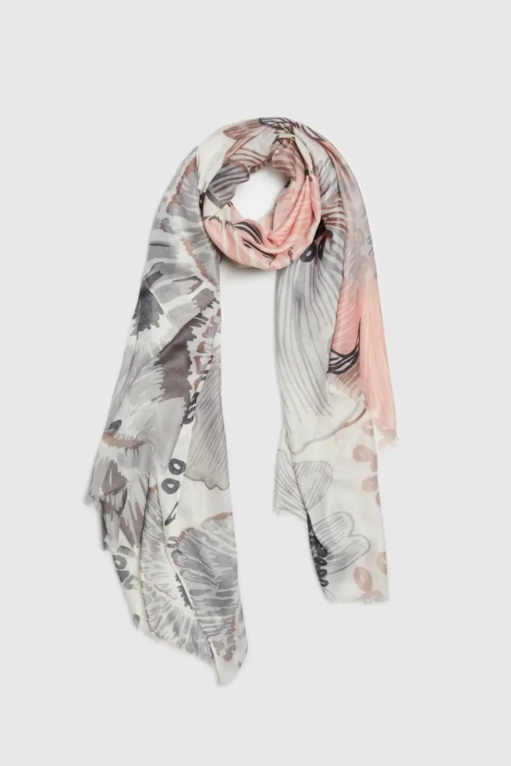 Marisse Women's Scarf L-Sz-4606 L.Grey