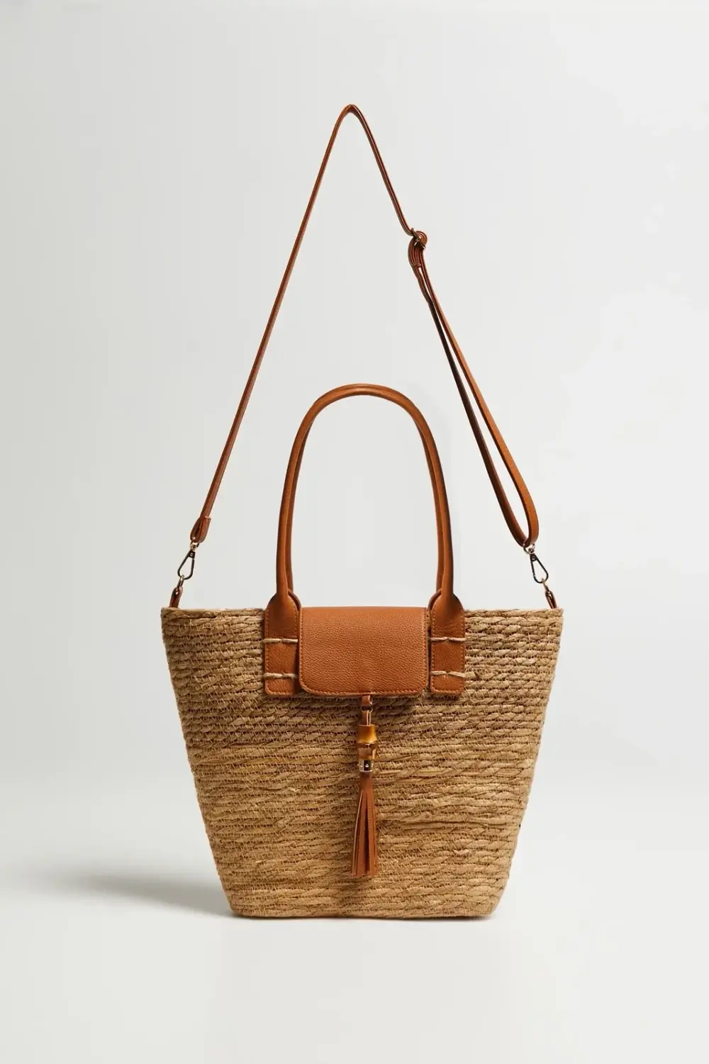 Marisse Beige Basket Bag