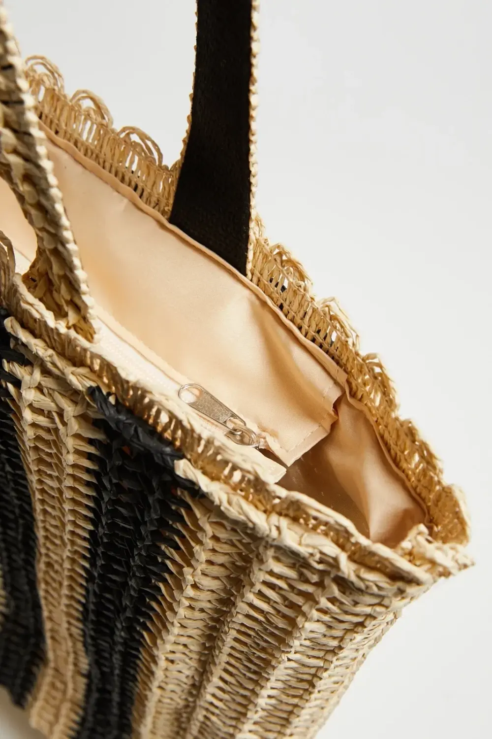 Marisse Large Striped Bag