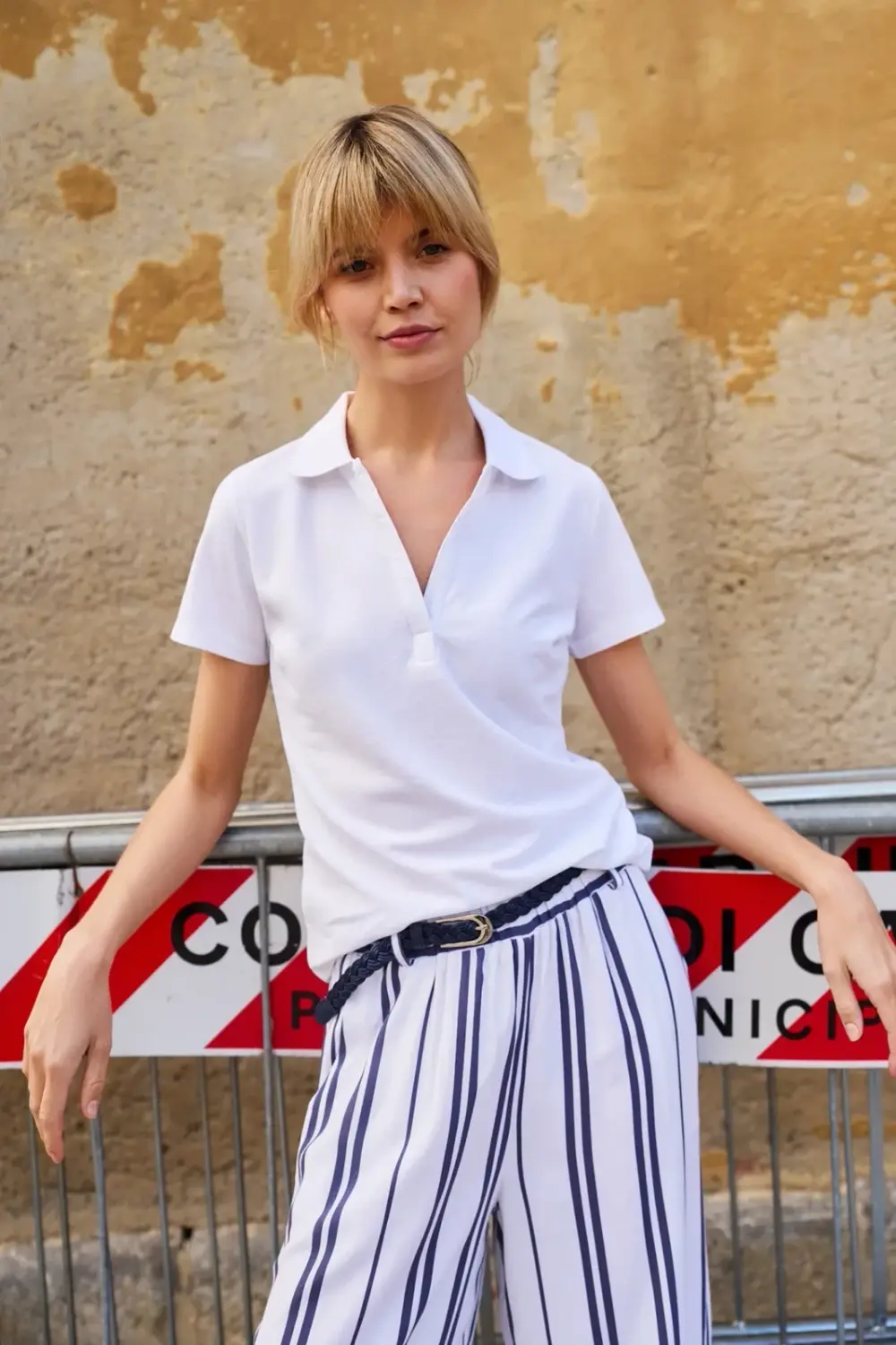 Marisse Women's T-Shirt L-Ts-4701 White