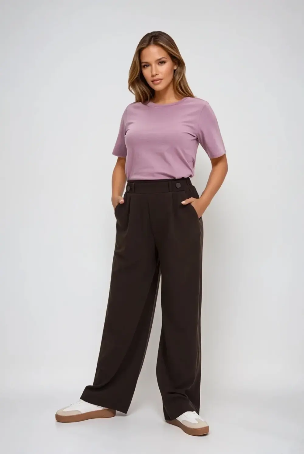 Marisse Plain Pink Blouse