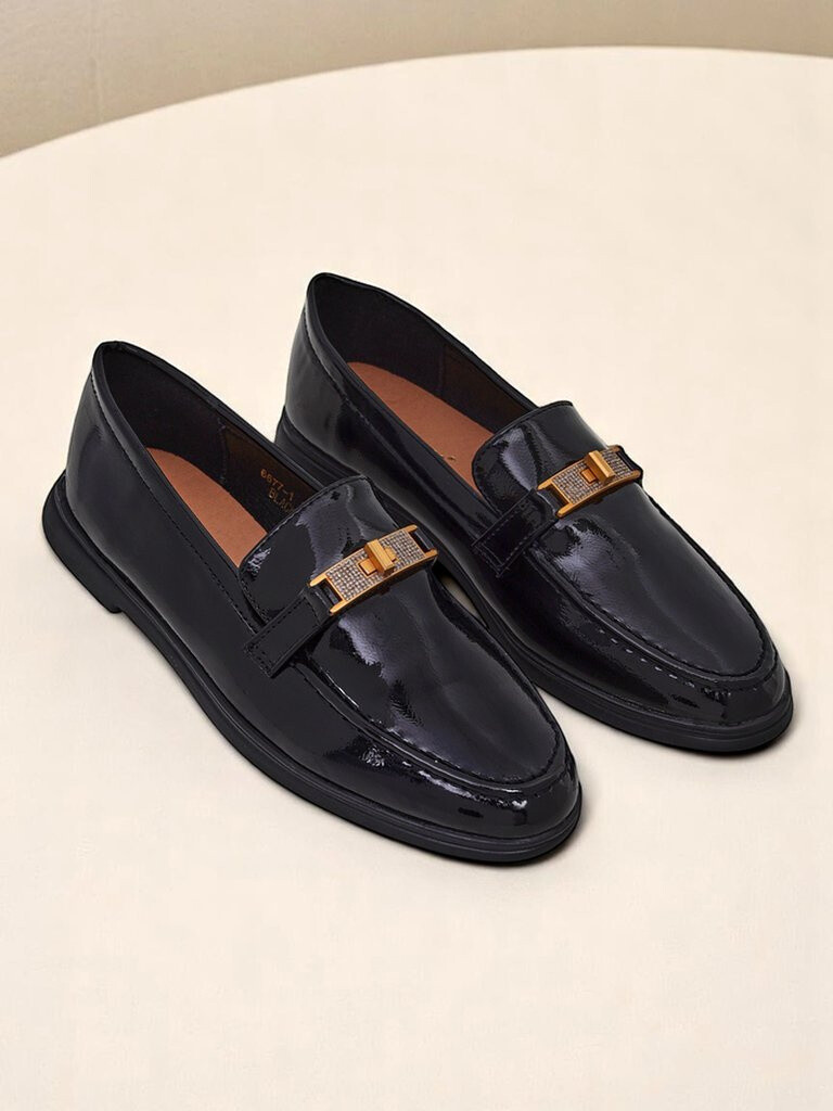 Resti Royal Fashion Women's Patent Leather Loafers Laterro