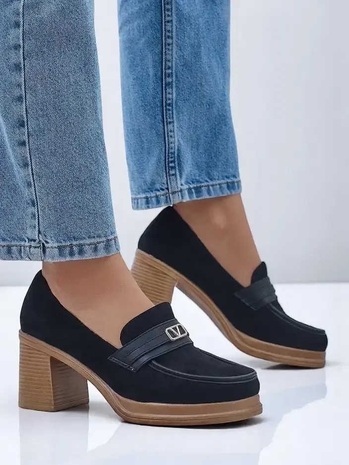 Resti women’s block-heel loafers Evelay