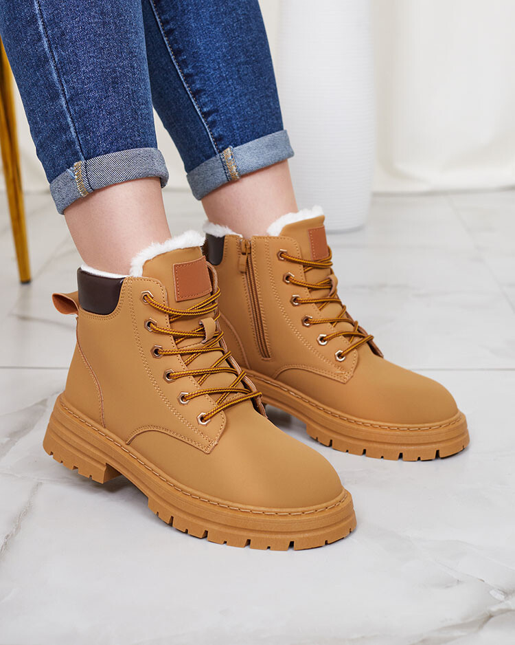Resti Camel women's insulated Radoras trapper boots
