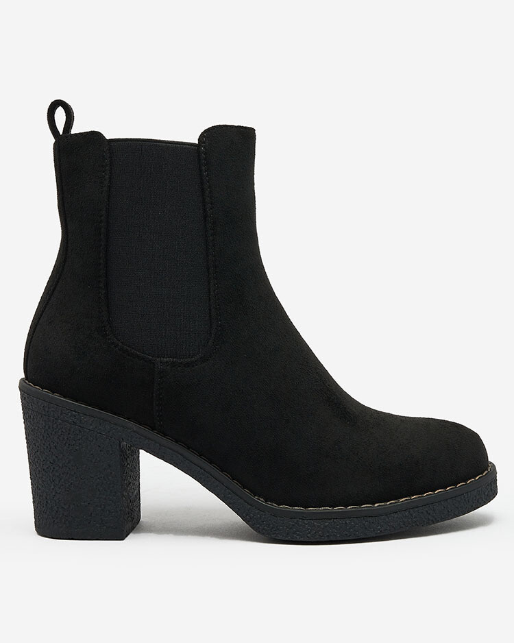 Resti Black eco-suede women's Bregianka stiletto boots