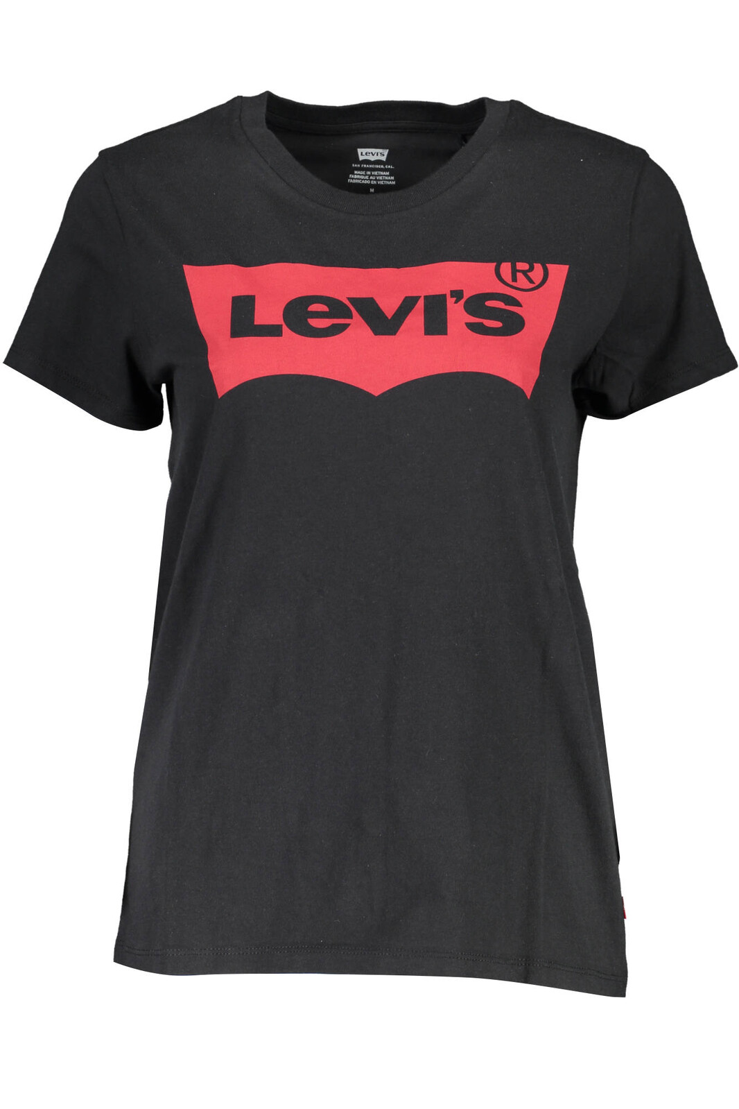 LEVI'S WOMEN'S SHORT SLEEVE T-SHIRT BLACK