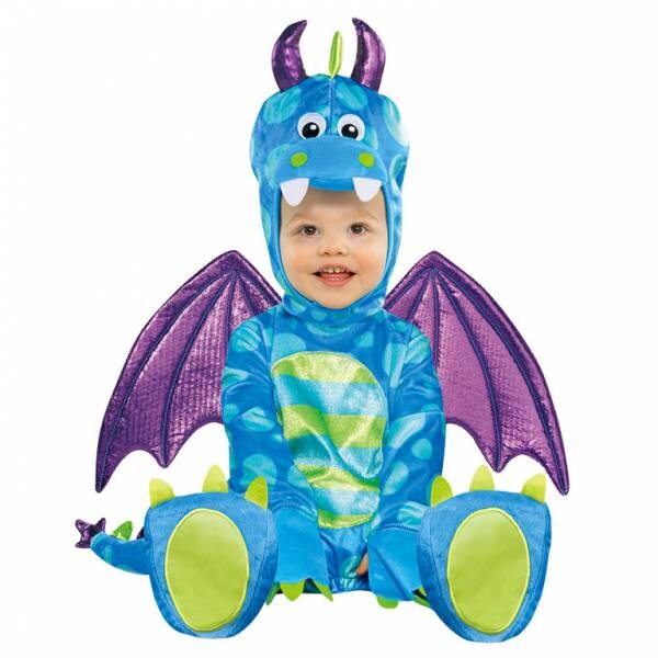 Amscan Kostým pre najmenších - Malý drak Veľkosť najmenší: 6 - 12 mesiacov