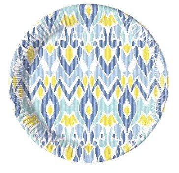 Procos Papierové taniere Ethnic 19,5 cm 8ks