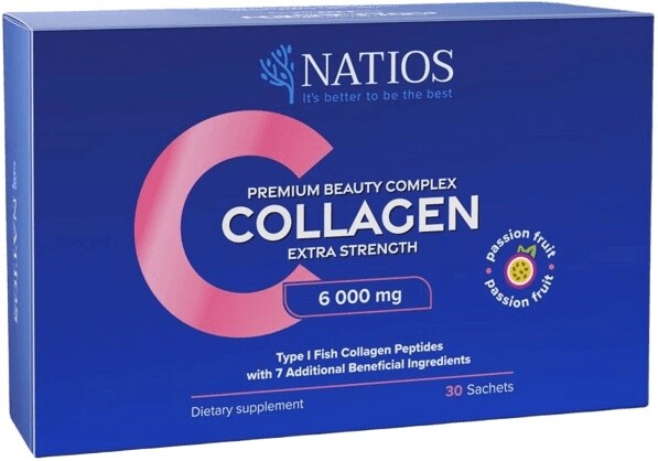 Natios collagen premium beauty complex komplex pro krásu 6 000 mg 30