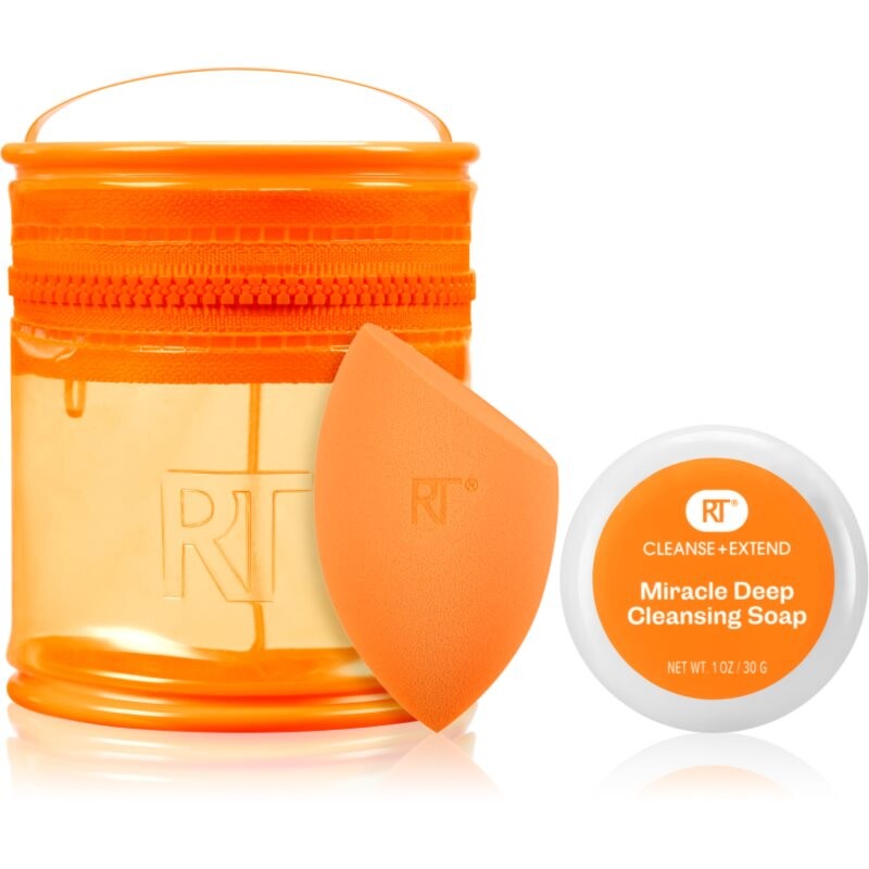 Real Techniques Miracle Blend + Cleanse Set sada na čistenie štetcov