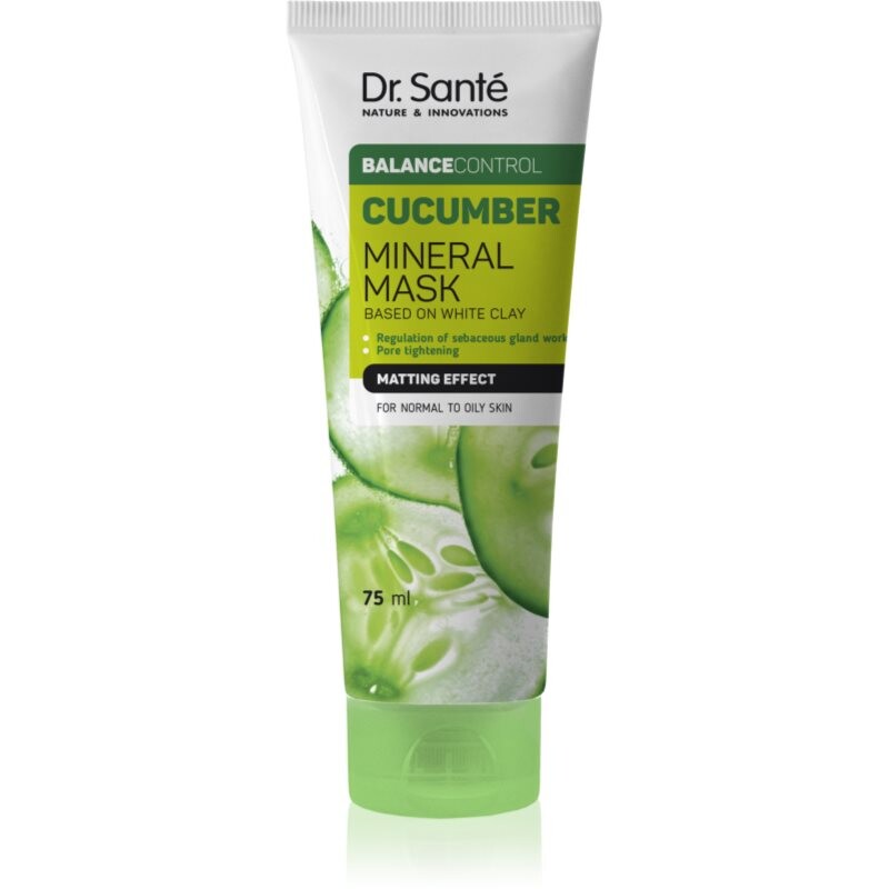 Dr. Santé Sebocontrol Cica + Zinc + AHA pleťová maska pre mastnú a zmiešanú pleť 75 ml