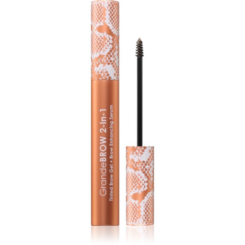 Grande Cosmetics GrandeBrow tónovací gel na obočí se sérem odtieň Medium 3.5 ml