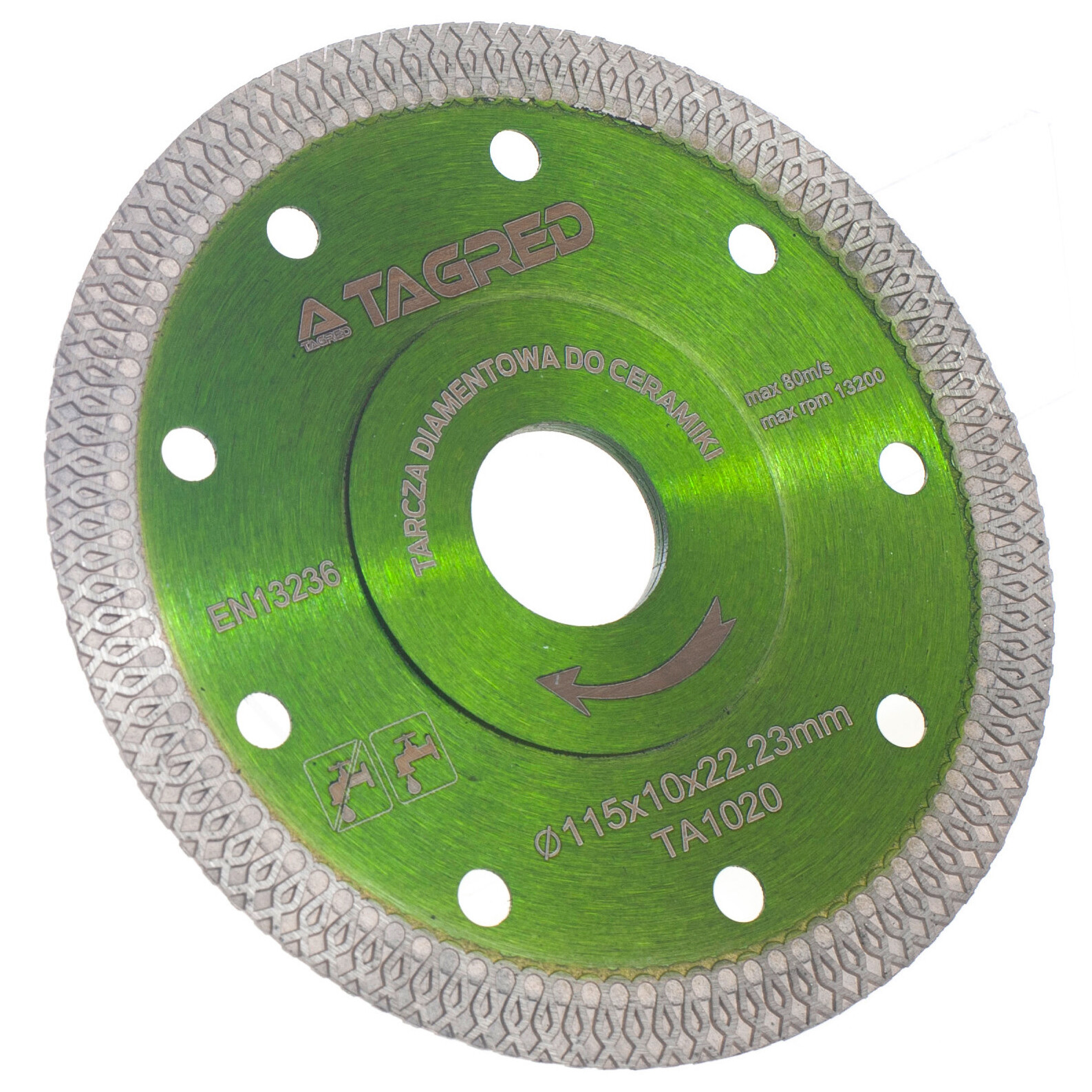 Diamantový kotúč na kameň, gres, dlaždice, keramiku 115 mm TA1020