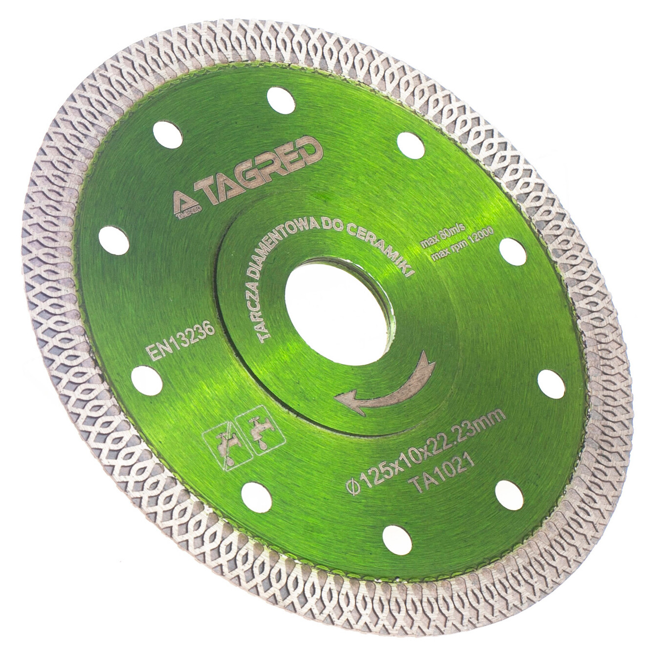 Diamantový kotúč na kameň, gres, dlaždice, keramiku 125 mm TA1021