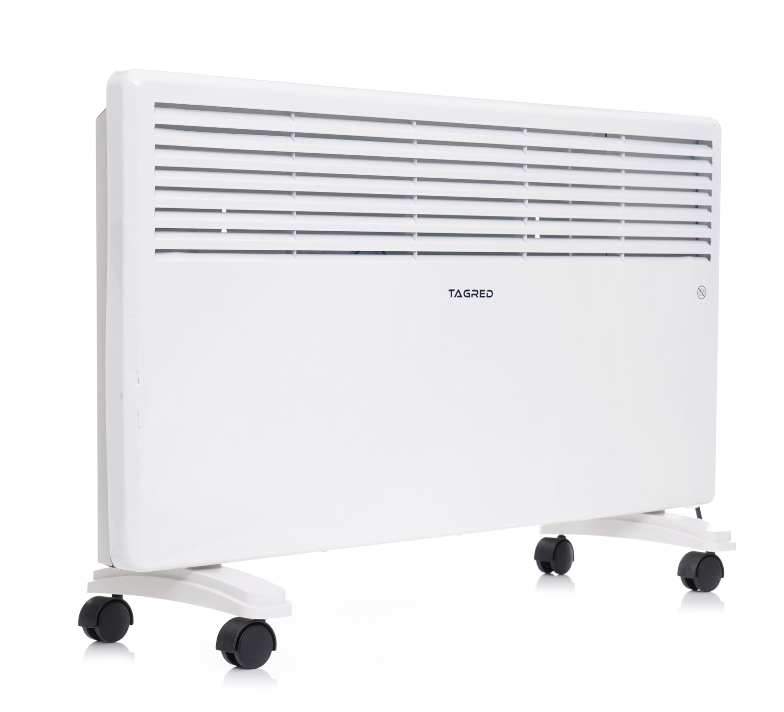 Elektrický konvektorový ohrievač s termostatom, výkon 2000 W, biela farba TA912W